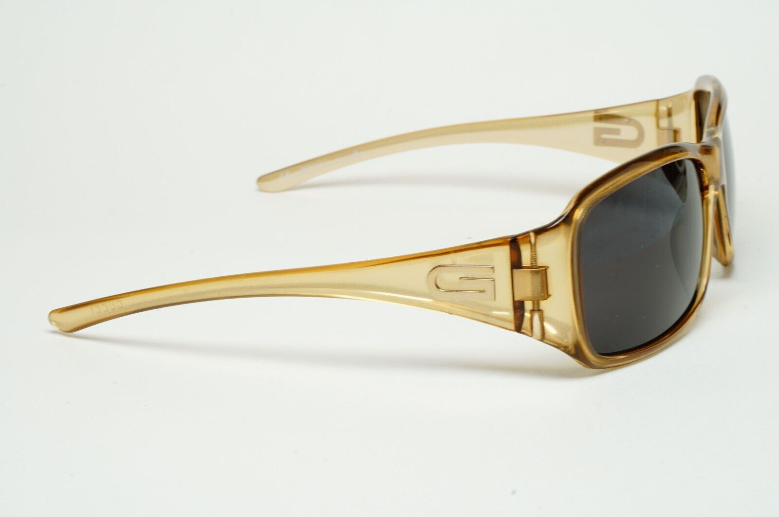 Gucci Sunglasses 2000 Vintage Black Honey Brown Transparent GG 2550/S LV6 310125