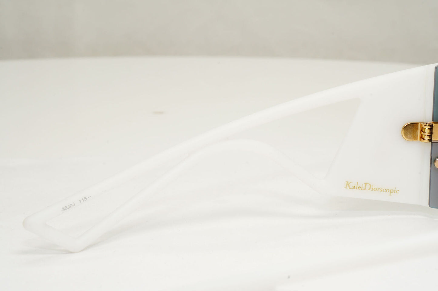 Dior Kaleidiorscopic Sunglasses Shield Visor Mirror White Pink Gold 35J0J