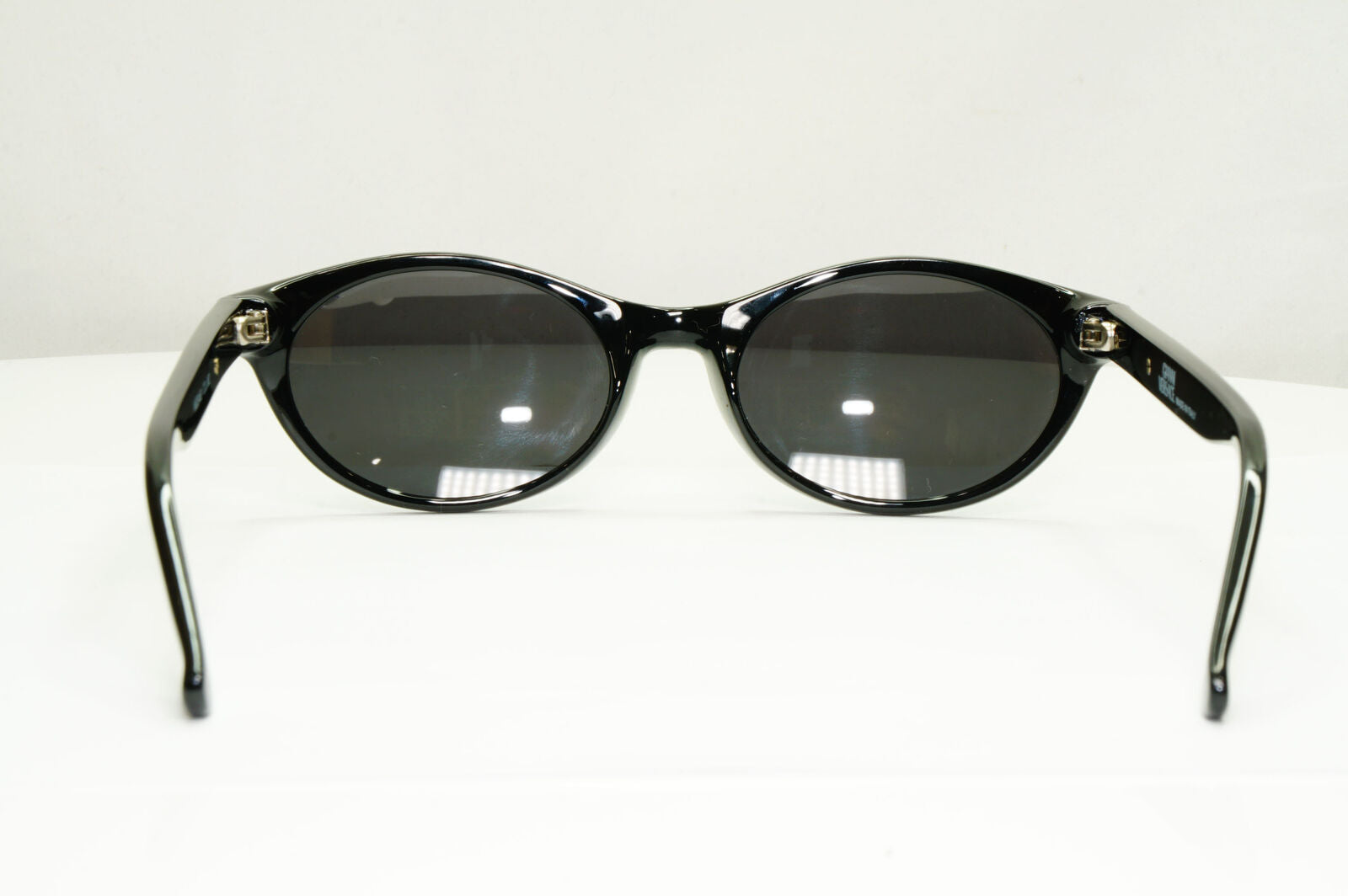 Gianni Versace 1996 Sunglasses Vintage Black Unisex Oval MOD 453 COL 852 240123