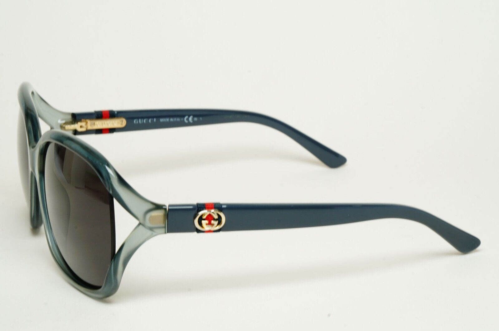 Gucci Sunglasses 2011 Vintage Ribbon Grey Azure Black GG 3646/S 3NFUA 070125