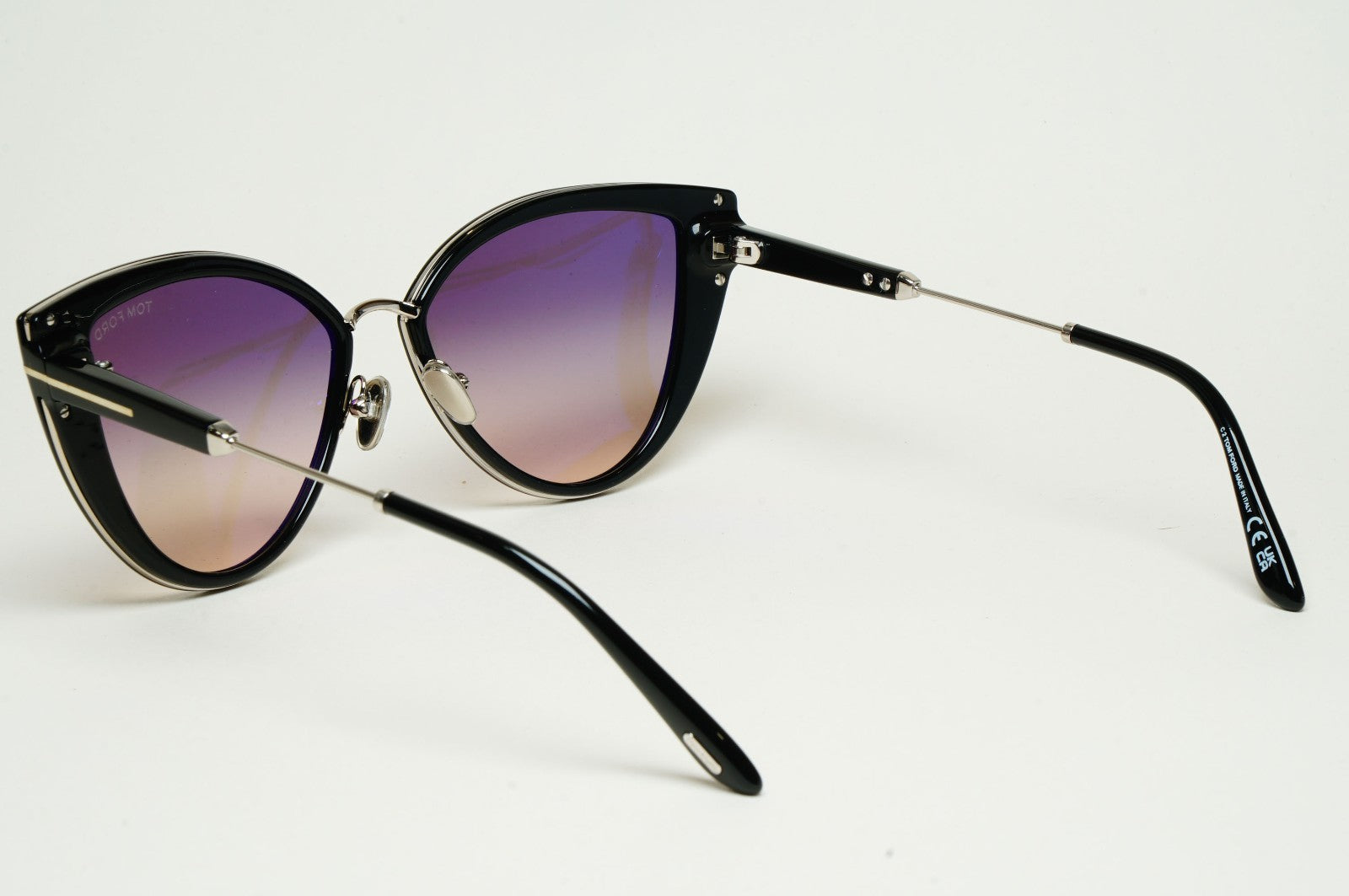 Tom Ford Sunglasses Anjelica-02 Cat Eye Black Grey Gradient FT0868 TF 868 01B