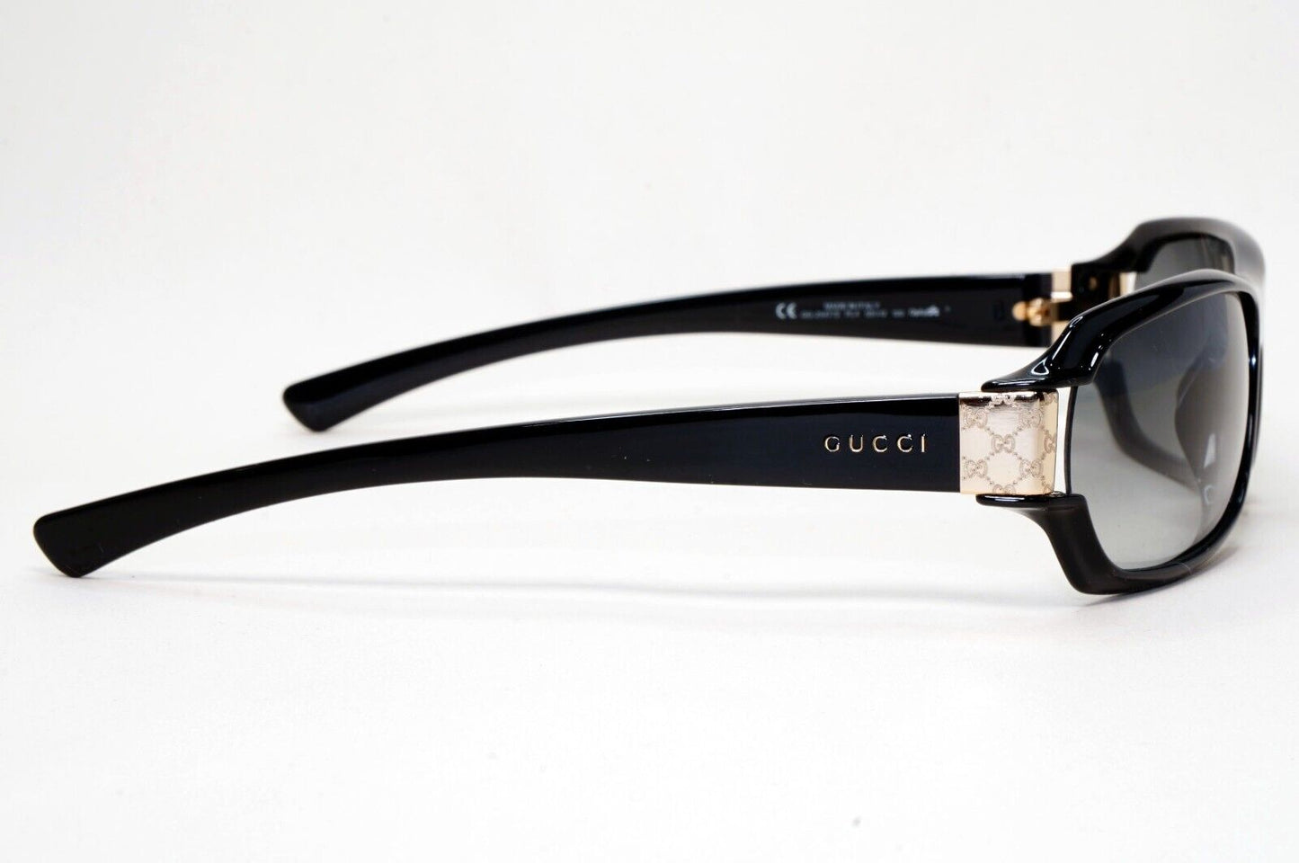 Gucci Sunglasses 2002 Vintage Black Grey Rectangle Unisex GG 2547/S PL4 131024