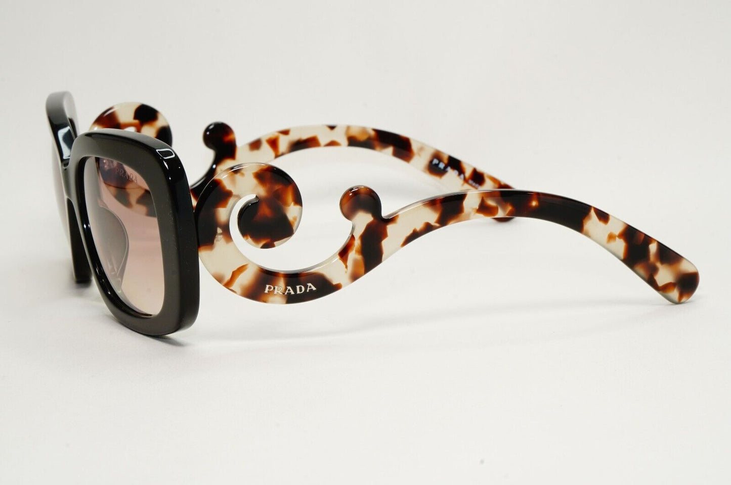 Prada Sunglasses Baroque Swirl Brown Marble Gradient PR27OS-A SPR 27O-A UAO-4O0