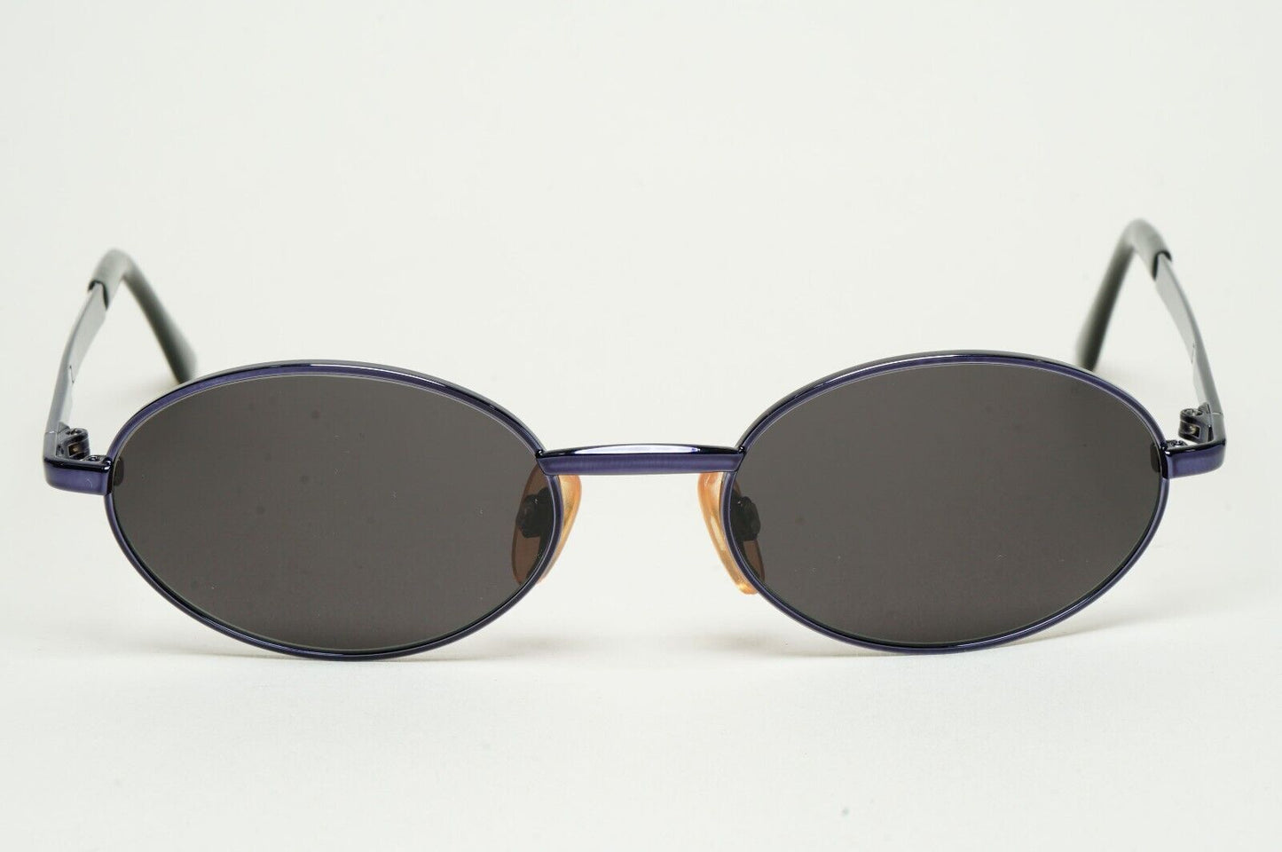 Versus Sunglasses 1996 by Gianni Versace Vintage Blue Black Oval MOR R28 COL 52M