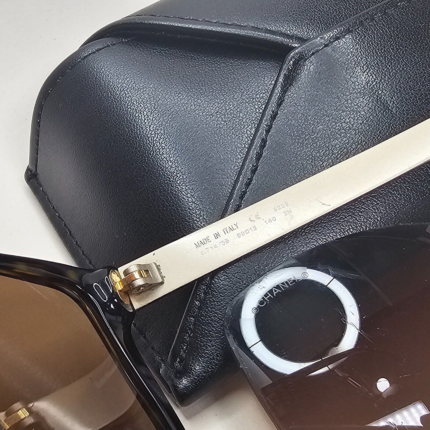 Chanel Sunglasses 2011 Vintage Brown Tortoise Mosaic Square 5222 c.714/3B 081124
