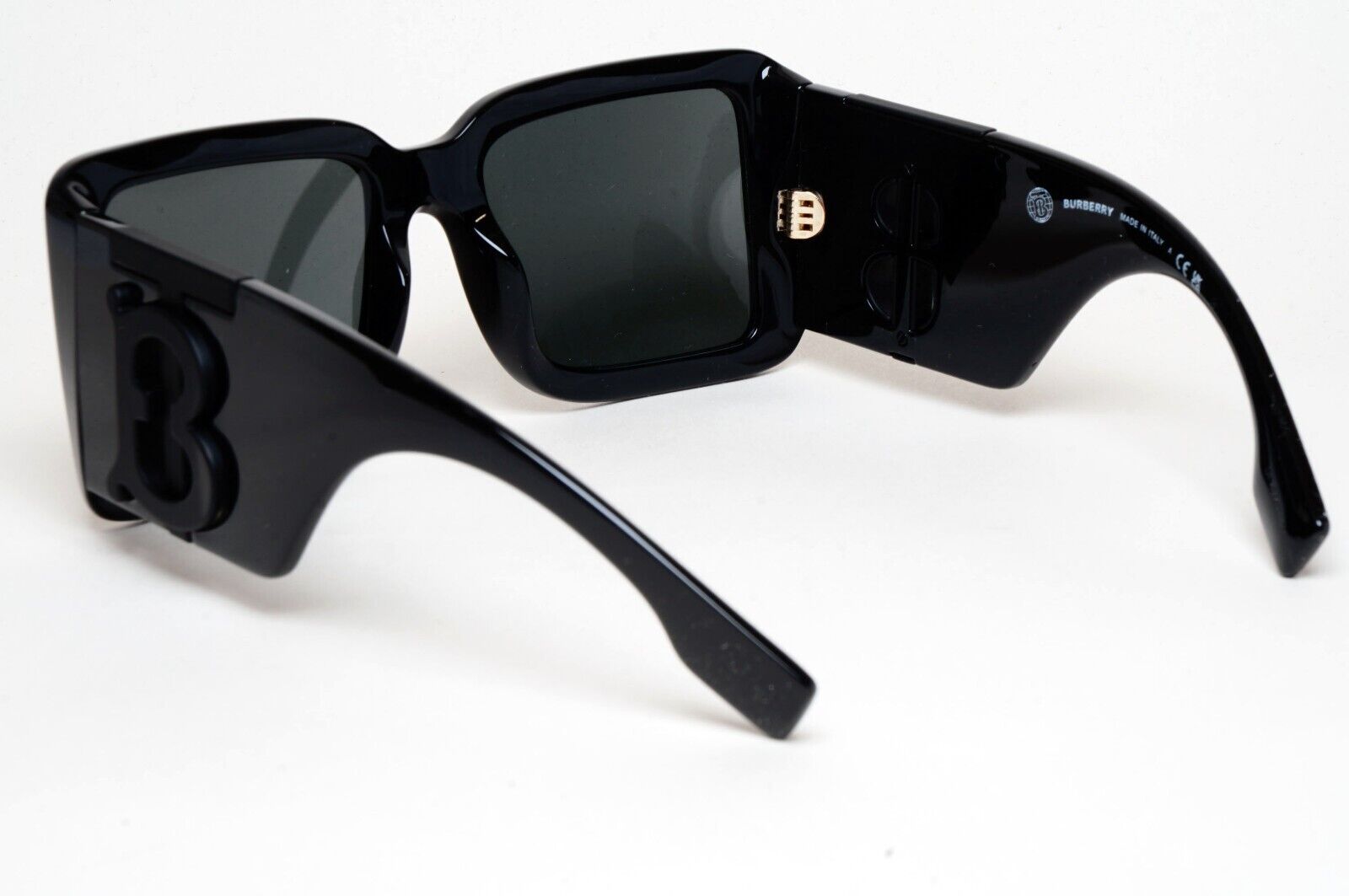 Burberry Sunglasses Black Oversized Square Large Heavy BE 4406-U 4093/87 55mm