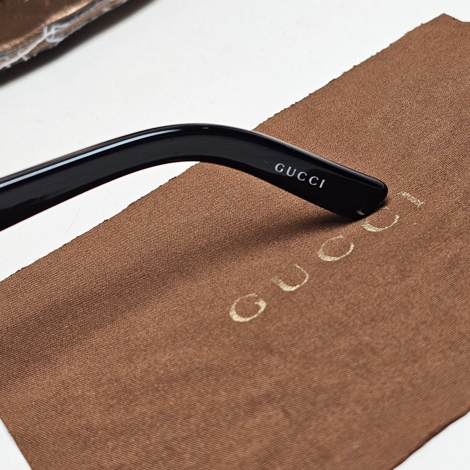 Gucci Sunglasses 2011 Vintage Black Square Large GG 3100/S 8073C 290125