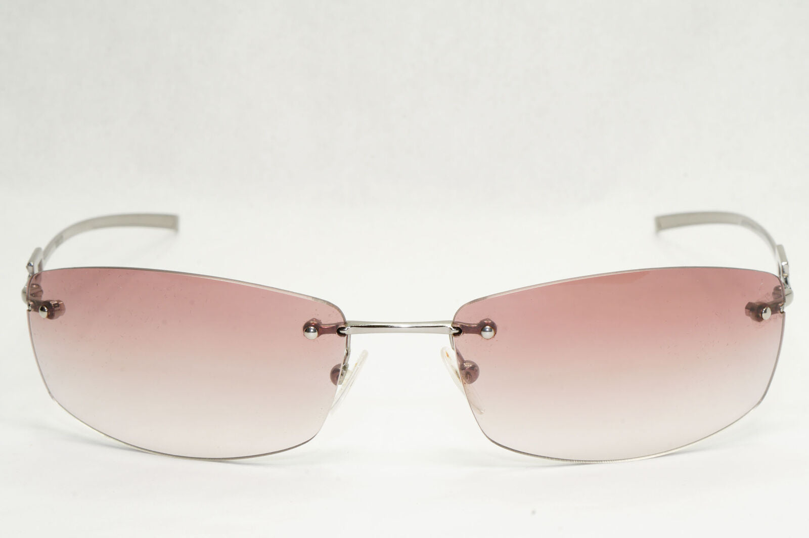 Gucci Sunglasses 1997 Vintage Rimless Silver Brown GG 1784/S 6LB1N 070224