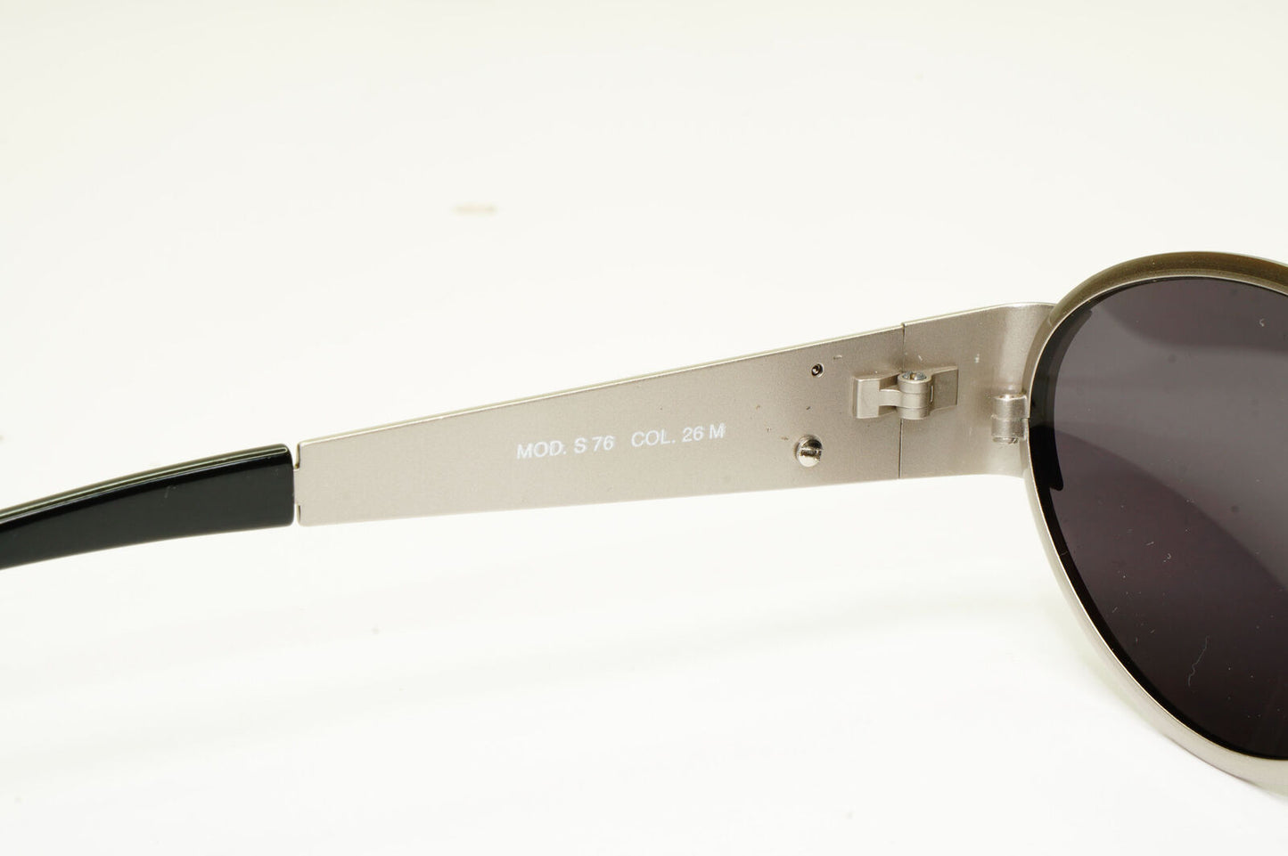 Gianni Versace 1996 Vintage Mens Metal Silver Sunglasses GV MOD S76 COL 26M