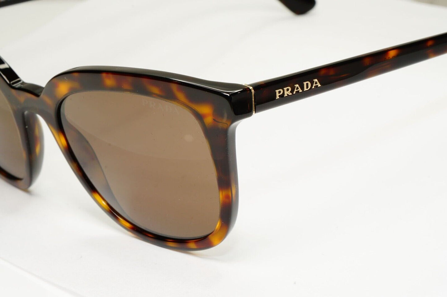 Prada Sunglasses Brown Tortoiseshell Square PR03XS SPR 03X 2AU-8C1 53mm