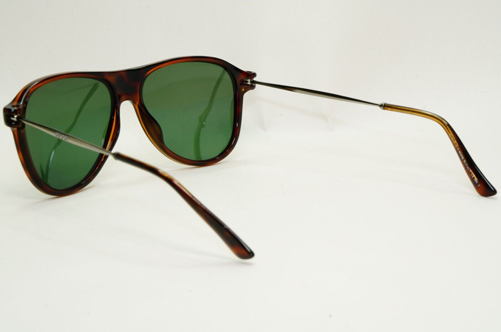 Gucci Sunglasses 2012 Vintage Brown Tortoise Green Square GG 1058/S 3MA5L 081124