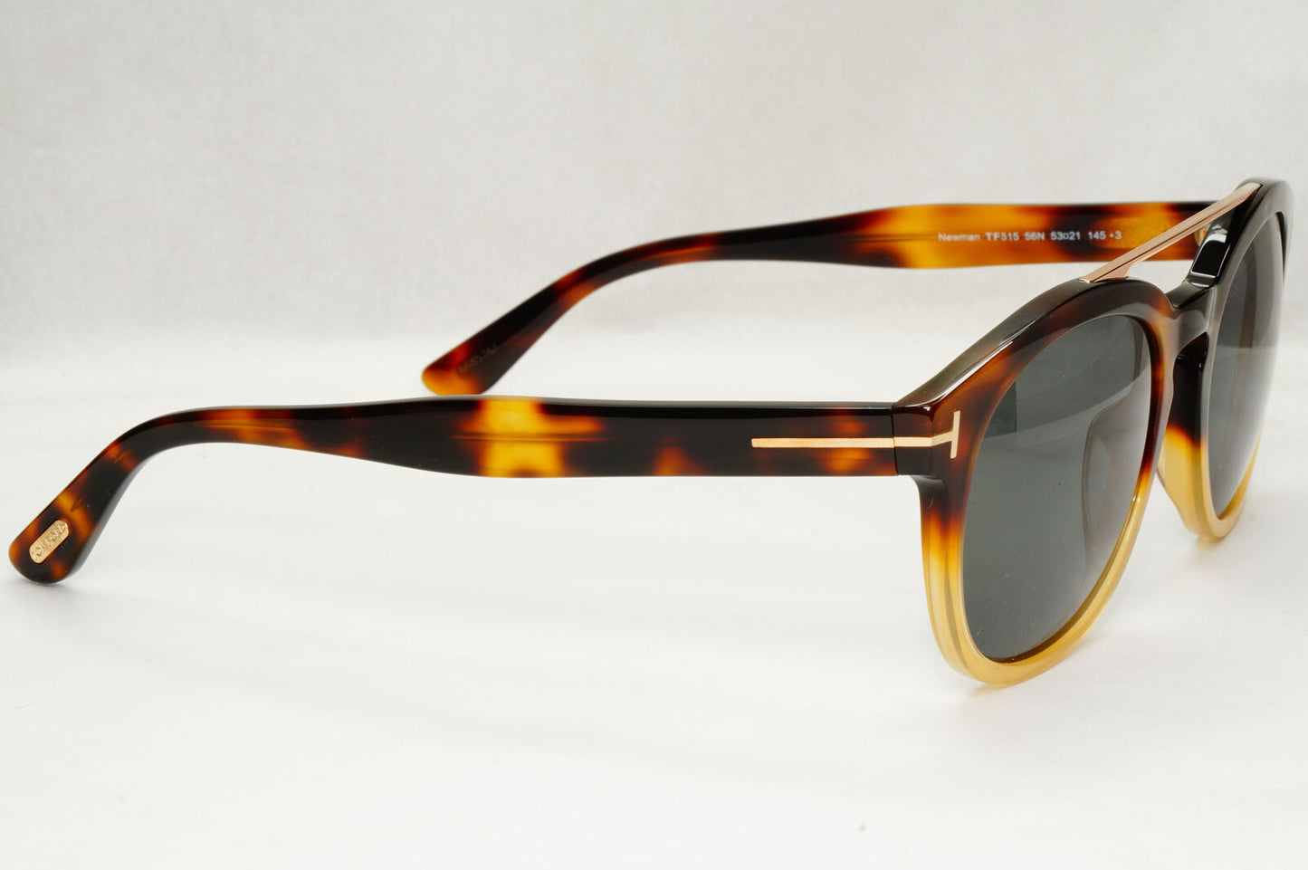 Tom Ford Sunglasses Newman Brown Green Gold Tortoiseshell FT0515 TF515 56N 53mm