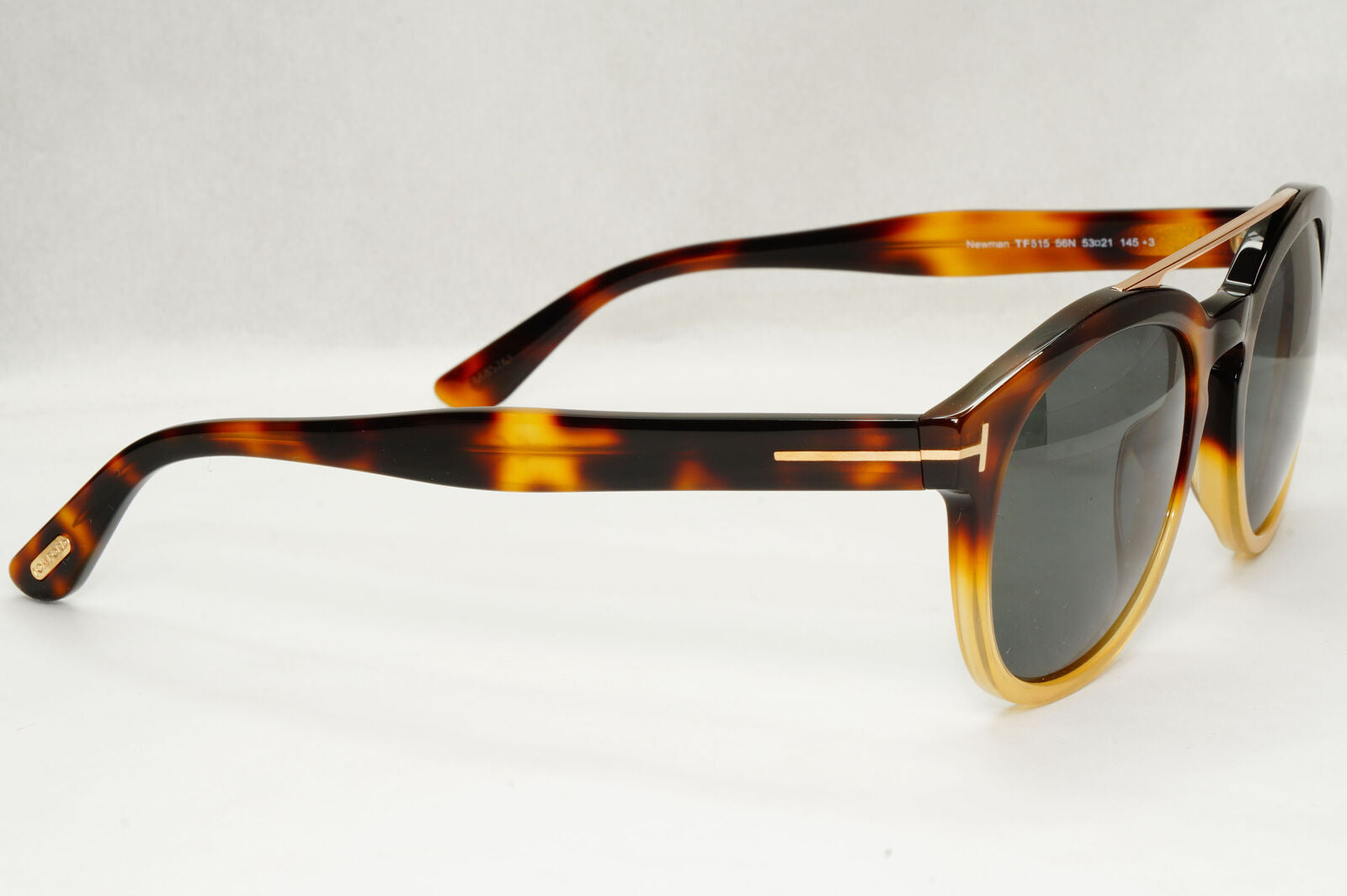 Tom Ford Sunglasses Newman Brown Green Gold Tortoiseshell FT0515 TF515 56N 53mm