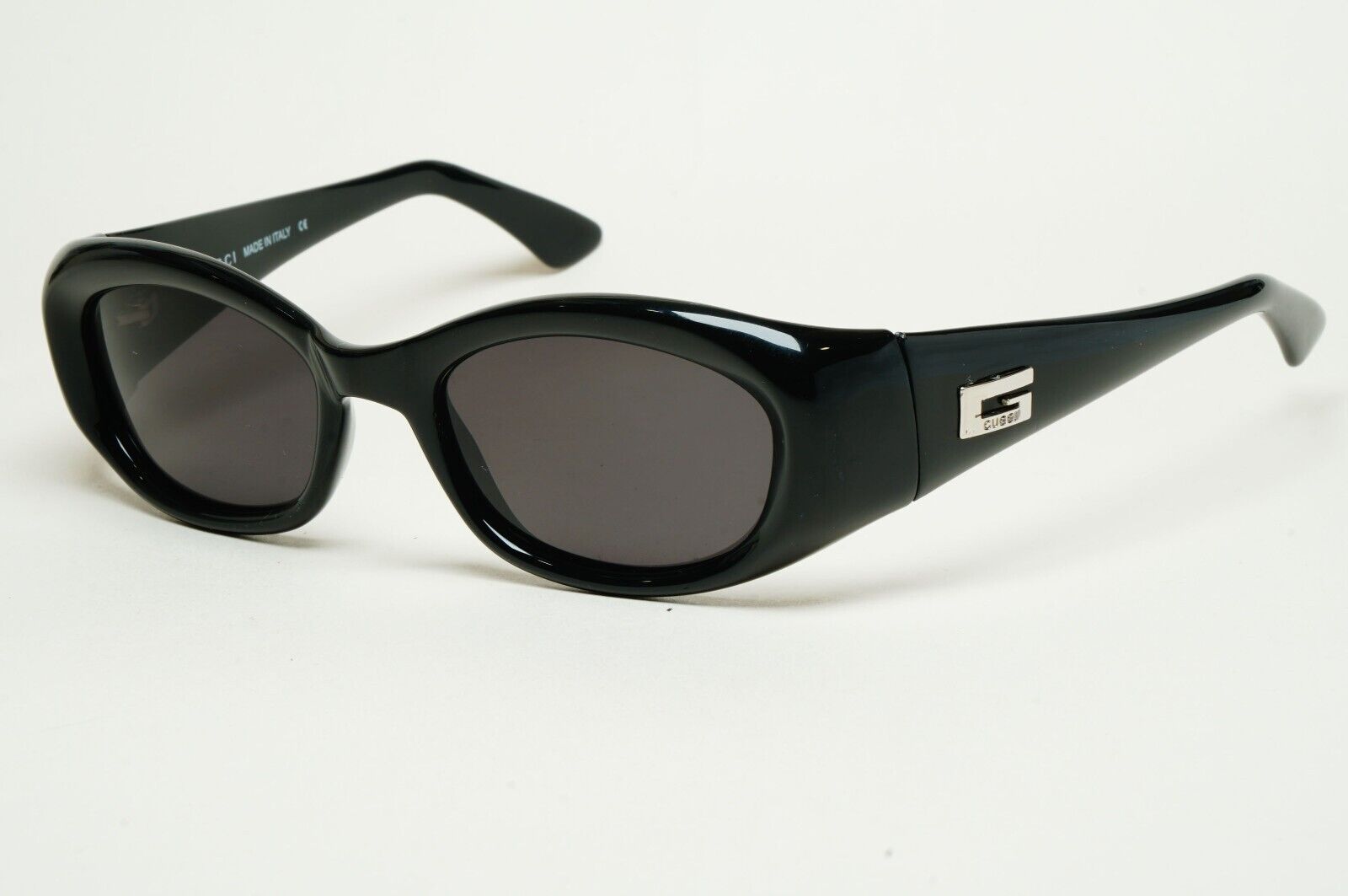 Gucci Sunglasses 1998 Vintage Black Square Retro GG 2432/S 1UF 50mm 280125