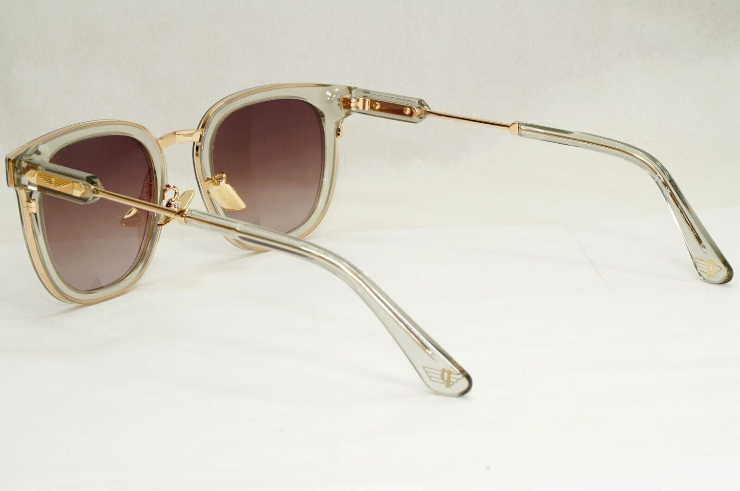 Police Sunglasses Transparent Gold Brown Gradient SPL F19 Prince 3 COL 0M78 51mm