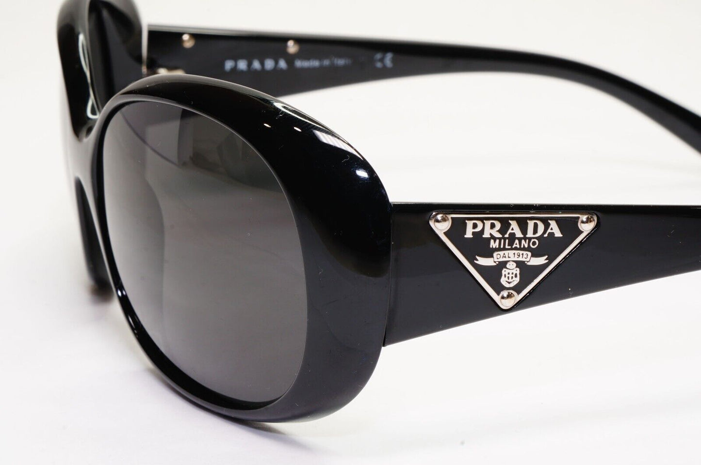 Prada Sunglasses 2010 Triangle Logo Black PR27LS SPR 27L 1AB-3M1 111223