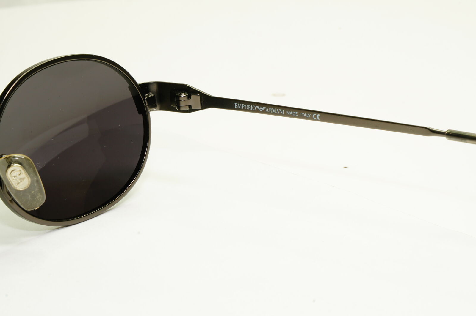 Emporio Armani 1997 Vintage Sunglasses Mens Womens Gunmetal Eagle 055 905/26