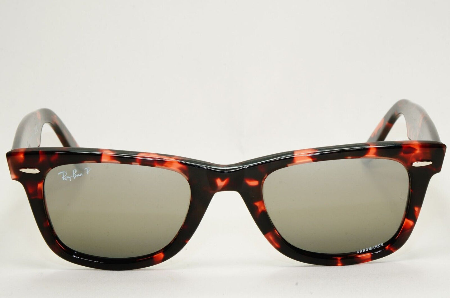 Ray-Ban Sunglasses Wayfarer Polarised Chromance Brown Havana RB 2140 1334/G3