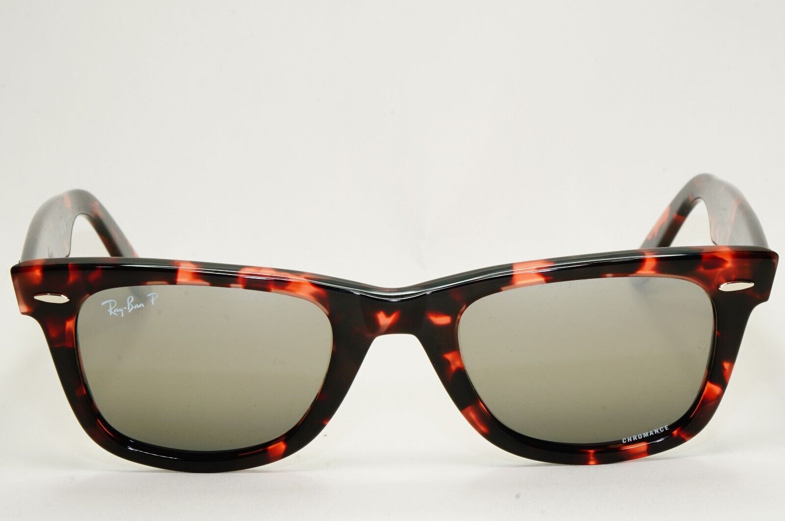 Ray-Ban Sunglasses Wayfarer Polarised Chromance Brown Havana RB 2140 1334/G3