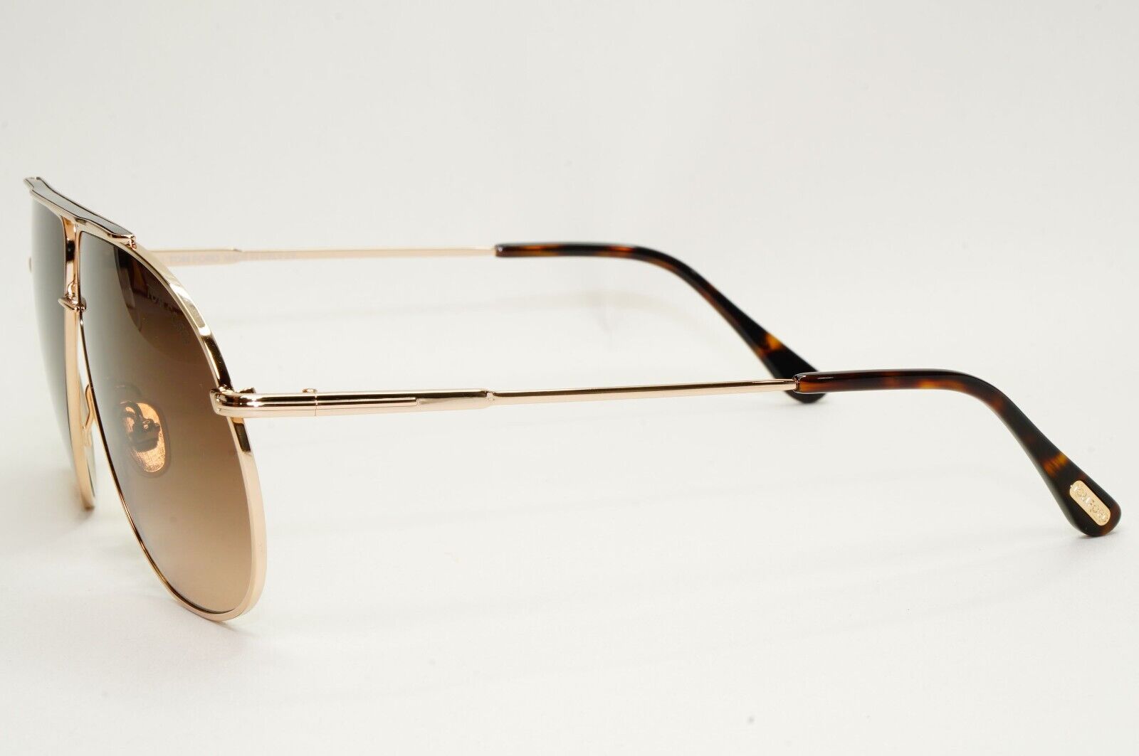 Tom Ford Sunglasses Riley-02 Gold Pilot Brown Gradient Metal FT0825 TF 825 28F