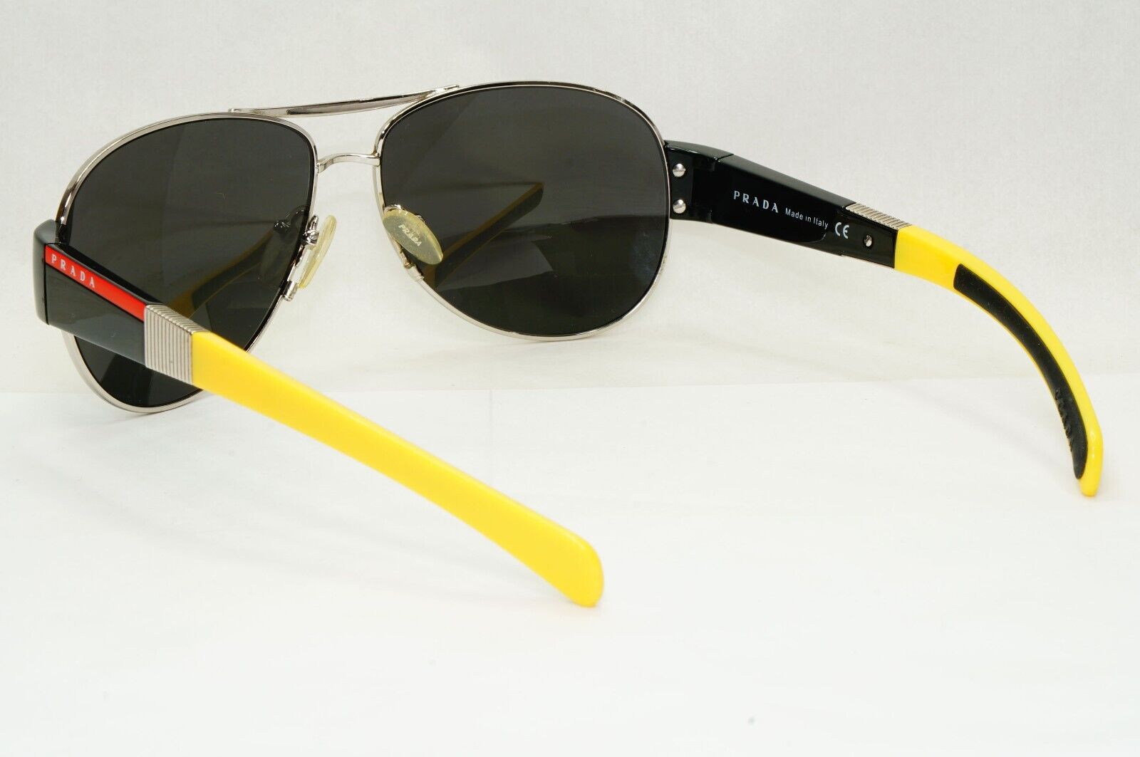 Prada Sunglasses 2006 Vintage Pilot Black Rossa PS51HS SPS 51H 7OT-3M1 111223