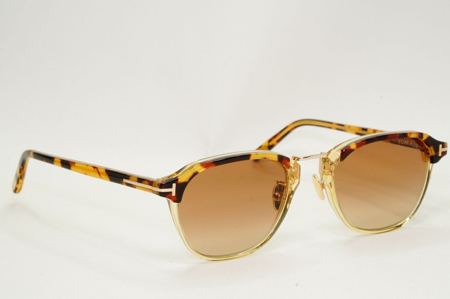 Tom Ford Sunglasses Brown Tortoise Gold Gradient FT0878-D TF 878-D 55F 53mm
