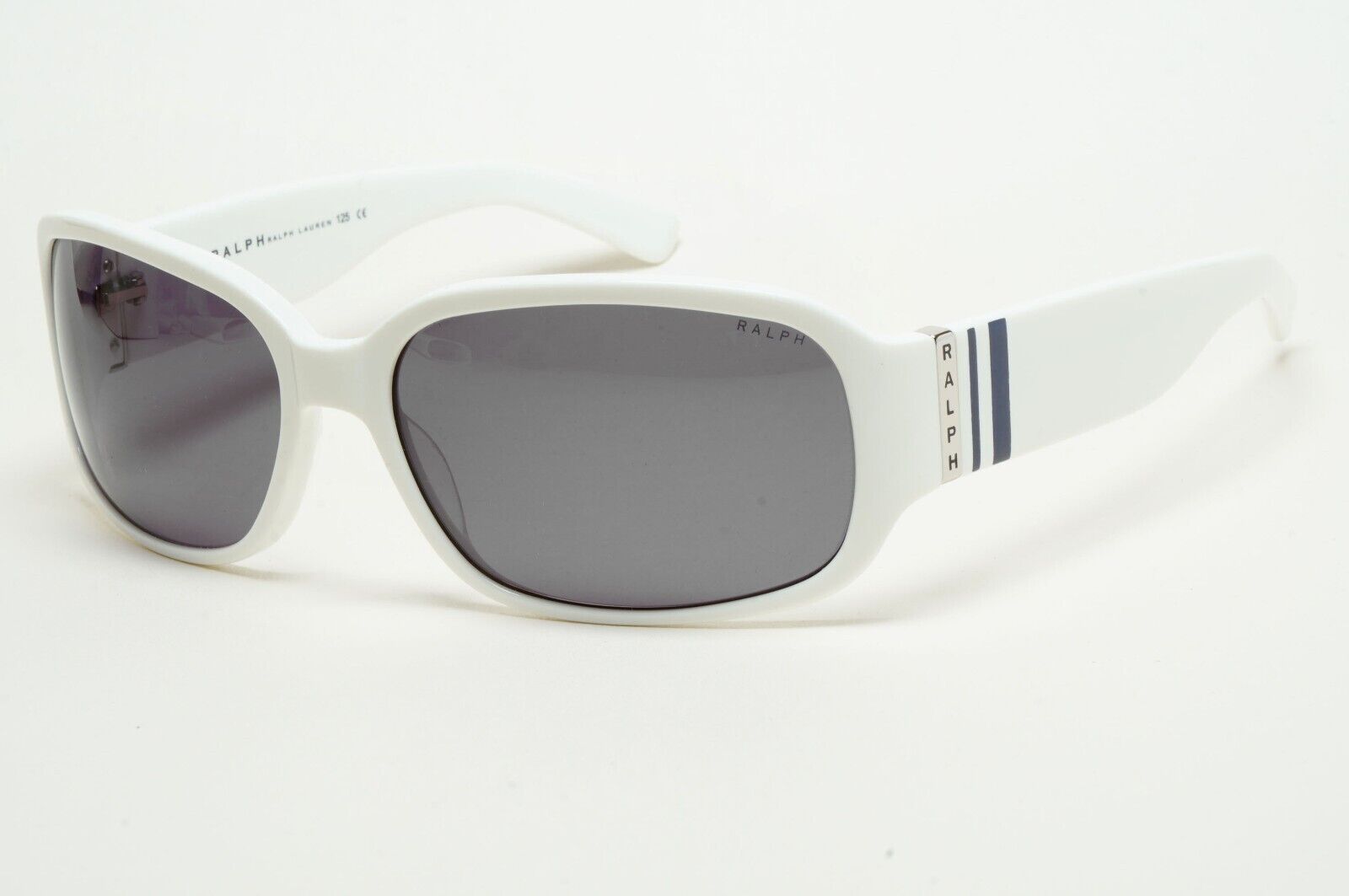 Ralph Lauren Sunglasses 2006 Vintage White Grey Wrap Unisex 7580/S TW9Y1 211124