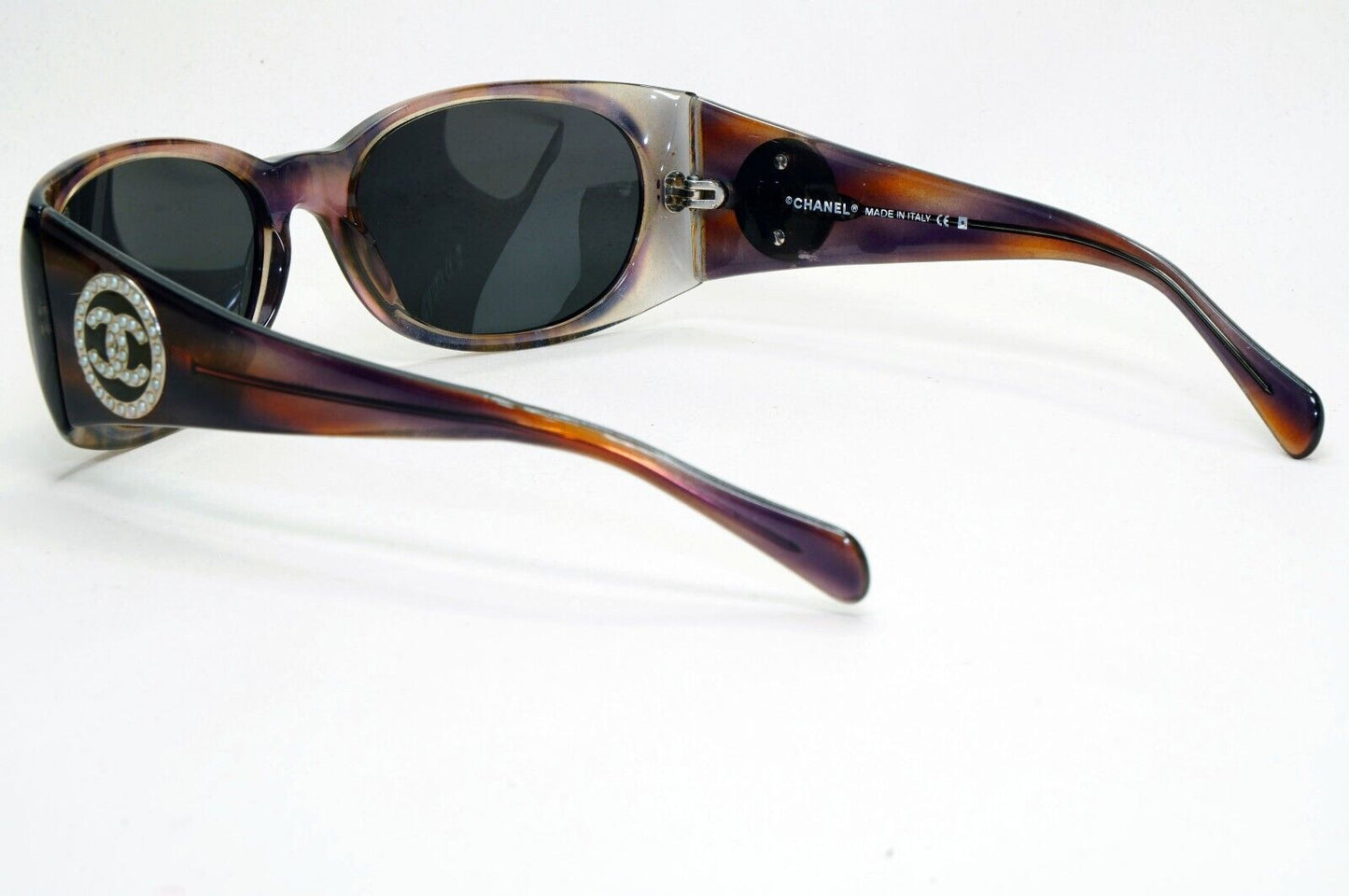 Chanel Sunglasses 2007 Vintage Pearl Brown Black 5082-H c.823/13 301024