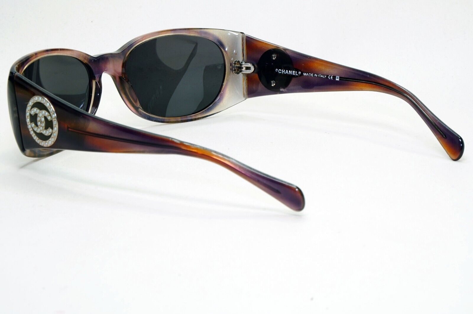 Chanel Sunglasses 2007 Vintage Pearl Brown Black 5082-H c.823/13 301024