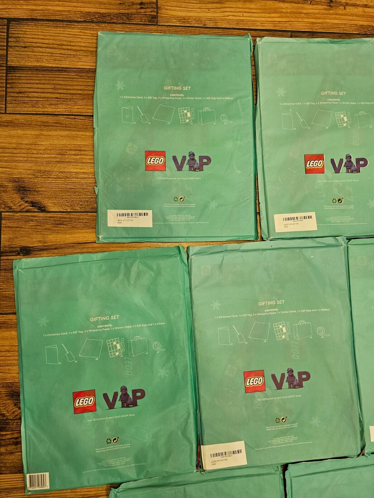 LEGO Job Lot 10 x VIP Gifting Gift Wrapping Packing Set Christmas Bag Wholesale