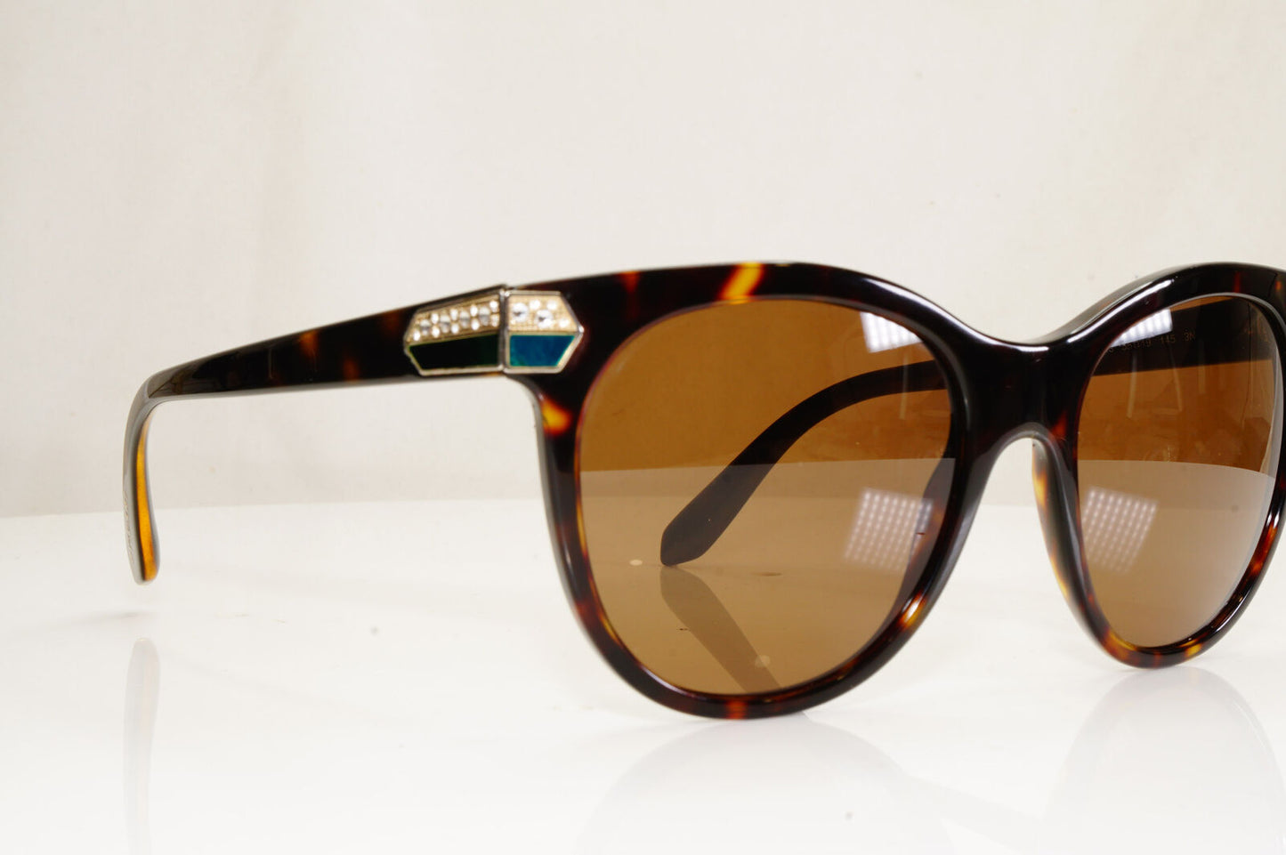 Authentic BVLGARI Womens Boxed Vintage Sunglasses CRYSTAL 8134 504/13 28297