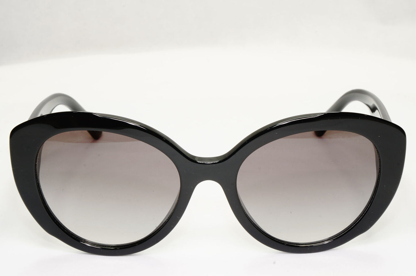 Prada Sunglasses Black Gradient Smoke Grey Milano PR01YS SPR 01Y 1AB-0A7