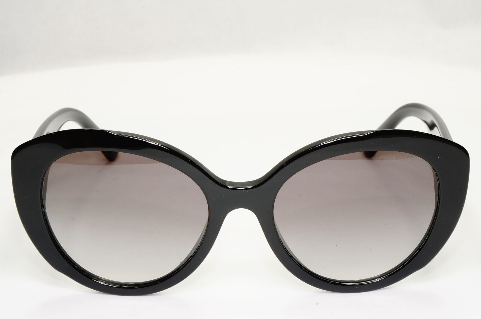 Prada Sunglasses Black Gradient Smoke Grey Milano PR01YS SPR 01Y 1AB-0A7