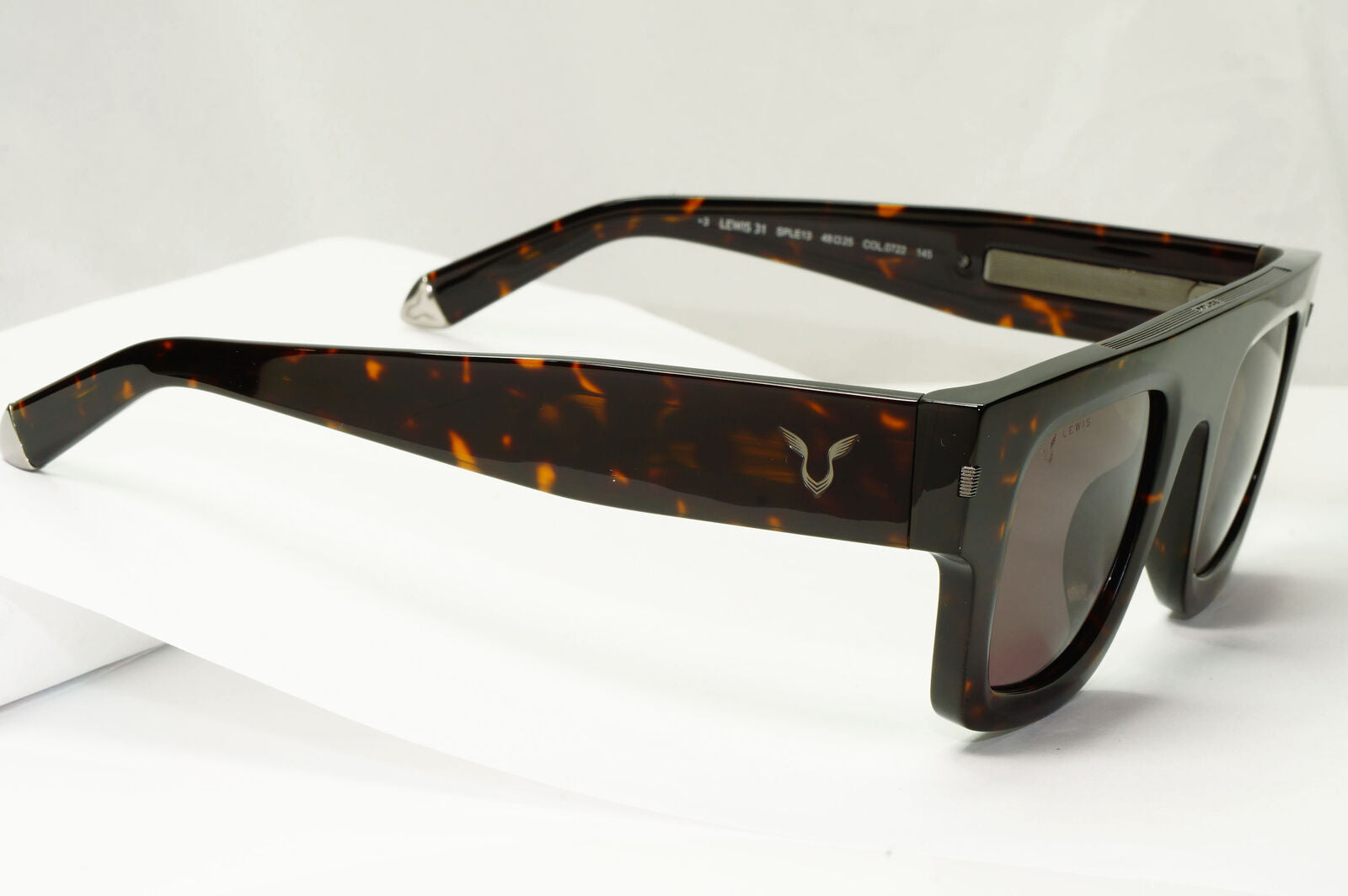 Police Lewis Hamilton F1 Sunglasses Dark Brown Havana Square SPL E13 COL 0722