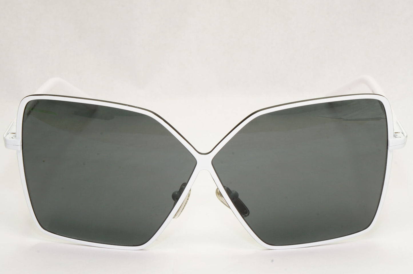 Prada Sunglasses White Oversized Square Black Grey PR50YS SPR 50Y 461-5S0