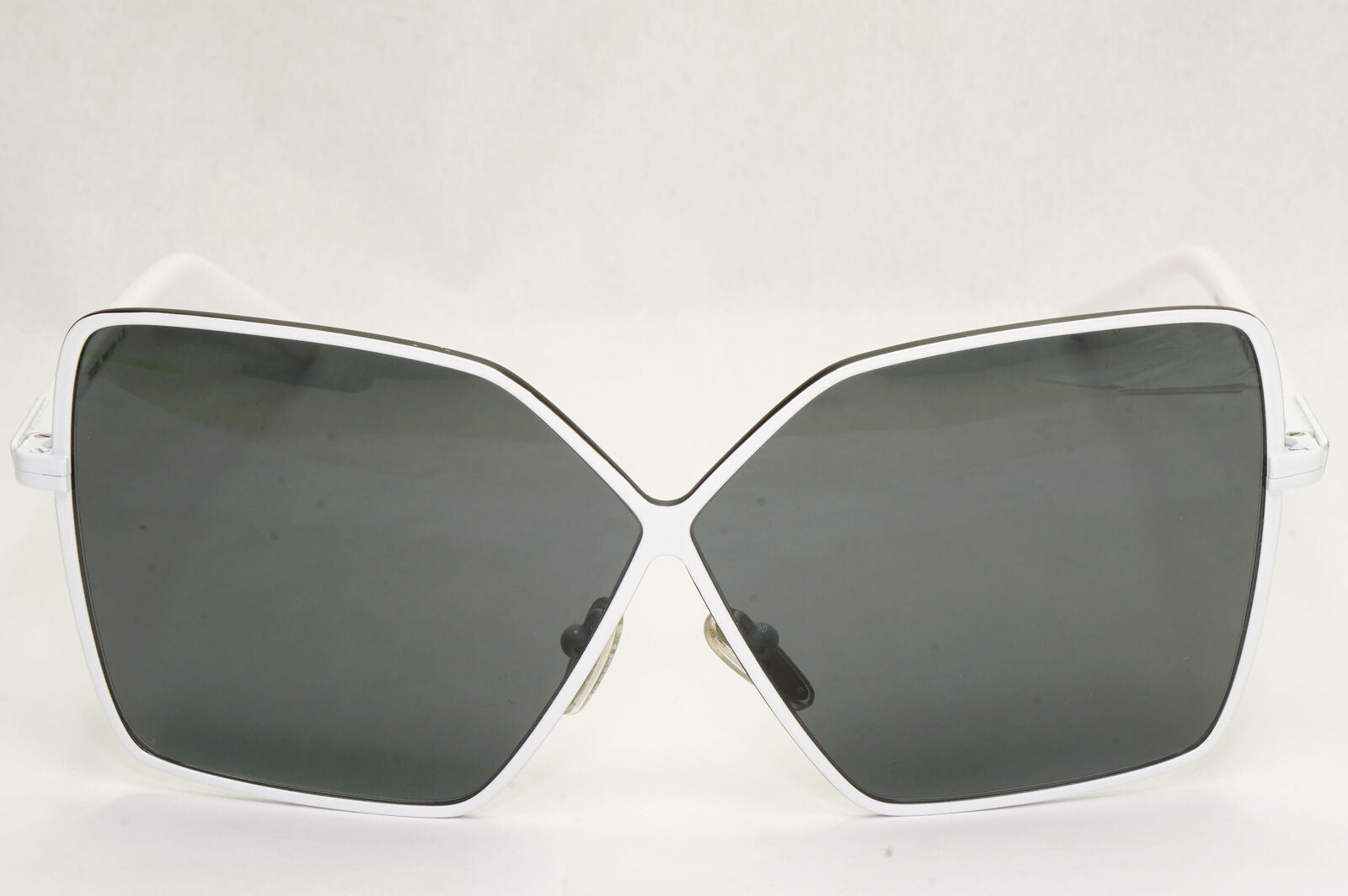 Prada Sunglasses White Oversized Square Black Grey PR50YS SPR 50Y 461-5S0