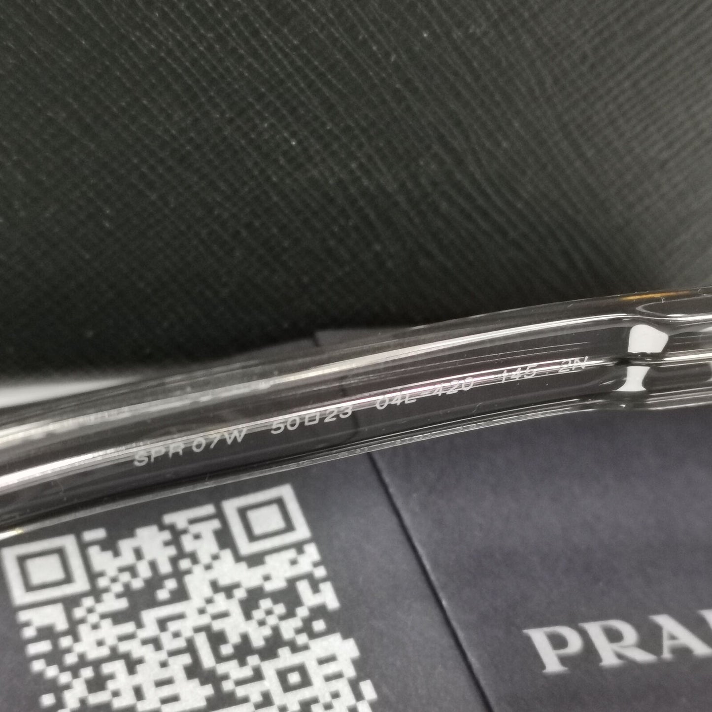 Prada Sunglasses Navigator Transparent Grey Pilot Blue SPR 07W PR07WS 04L-420