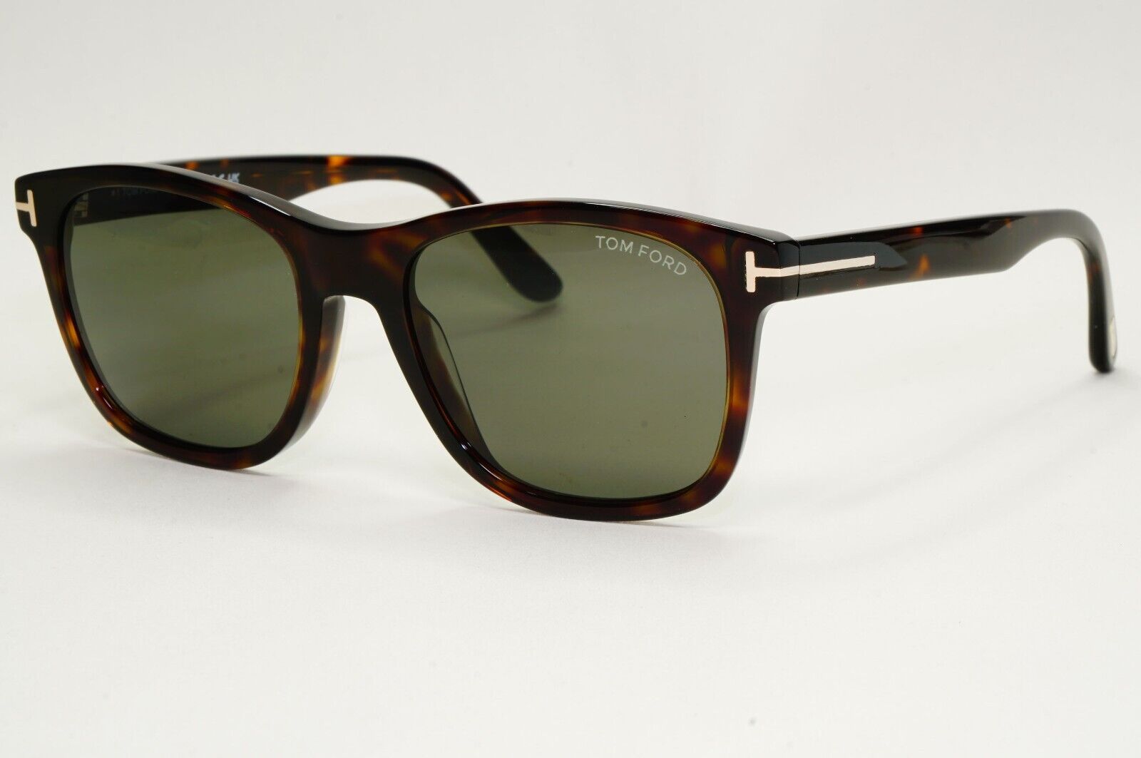 Tom Ford Sunglasses Eric-02 Brown Tortoise Green Square FT0595 TF 595 52N 55mm