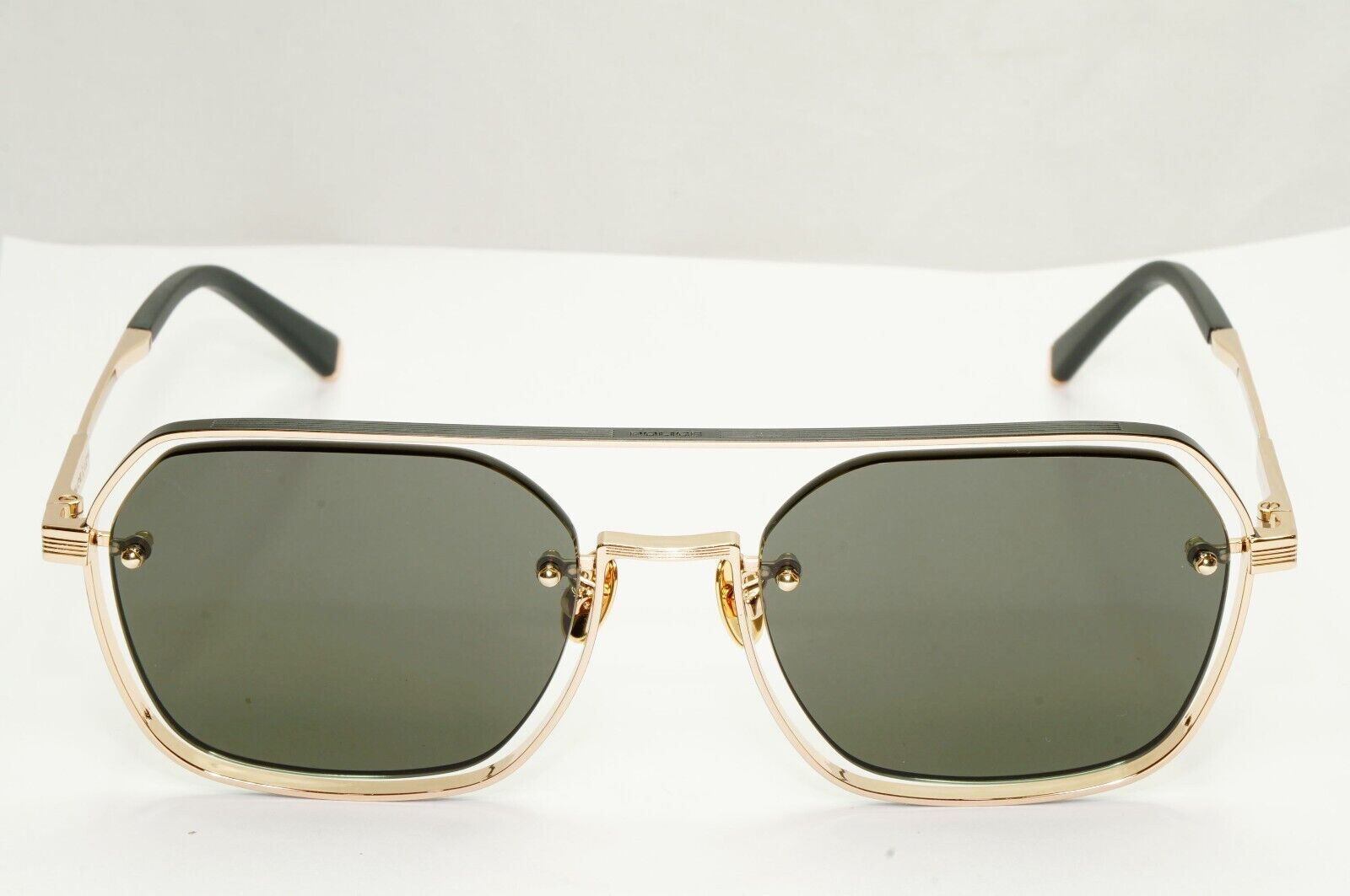Police Lewis Hamilton F1 Sunglasses Gold Grey Square Pilot SPL E18 COL 0302