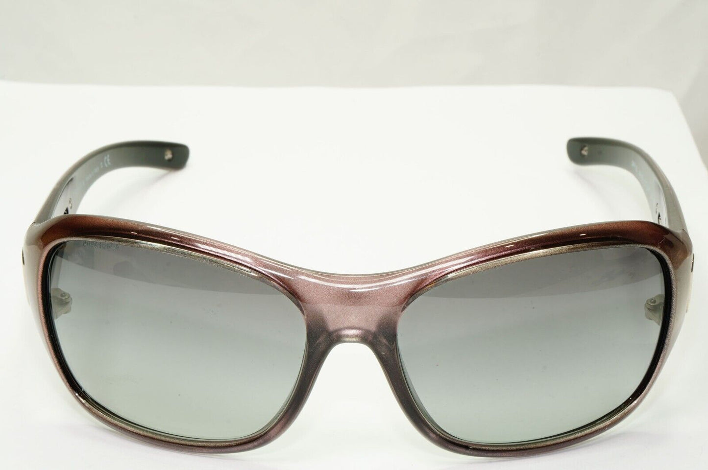 Prada 2010 Metallic Sunglasses Brown Silver Grey Gradient PR15LS SPR 15L 7ZT-3M1