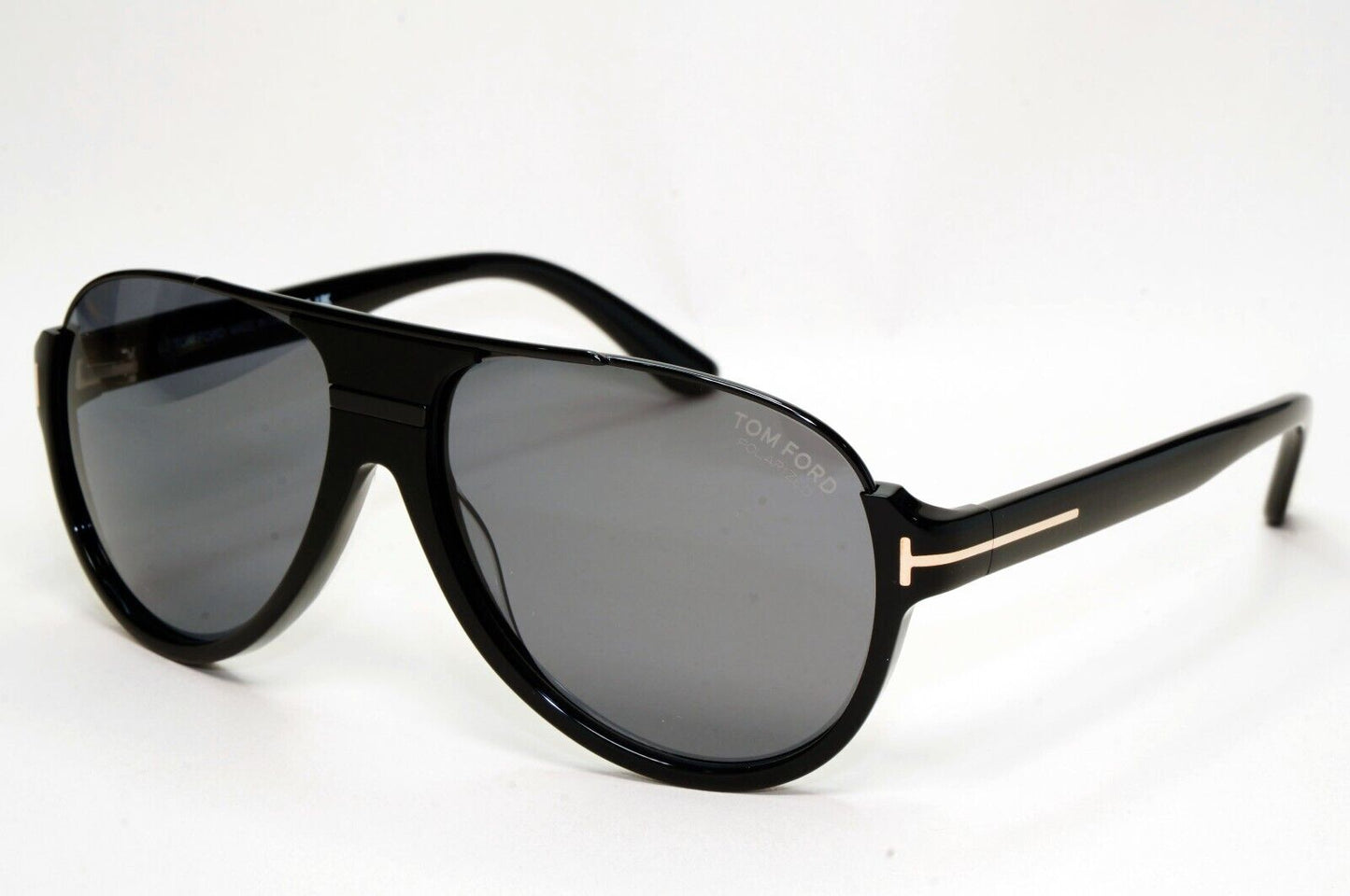 Tom Ford Sunglasses Polarised Black Pilot Gold FT0334 TF 334 Dimitry 01D 59mm