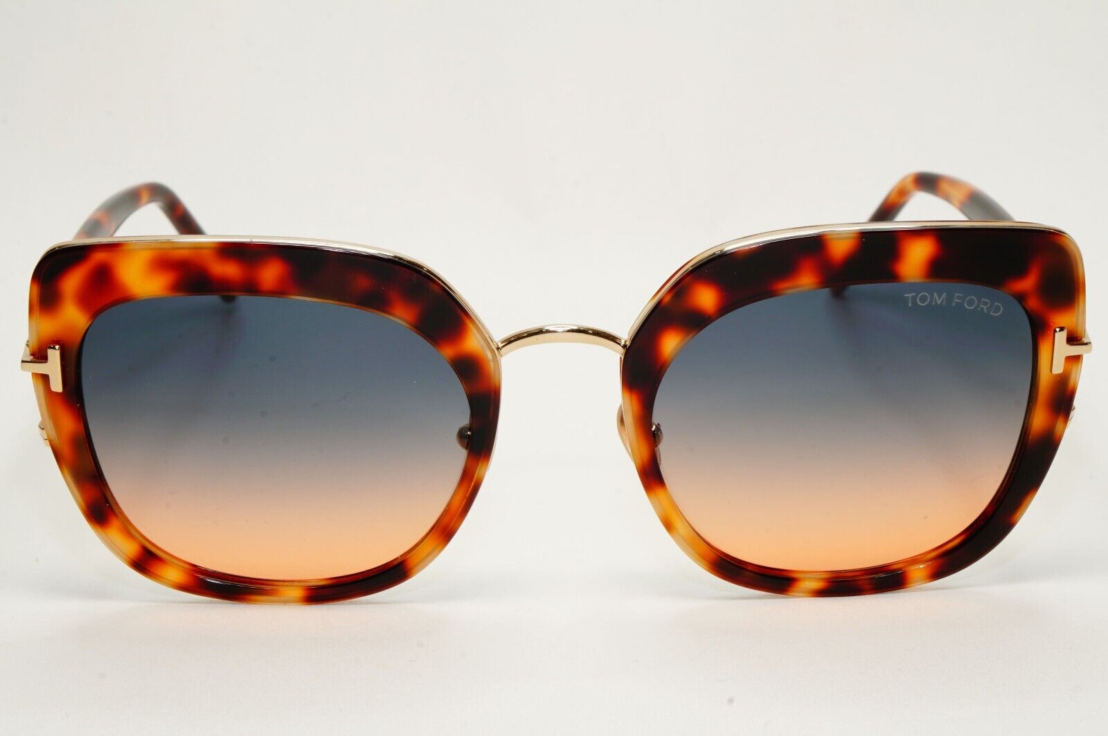 Tom Ford Sunglasses Virginia Brown Gold Havana Grey Gradient FT0945 TF 945 53P