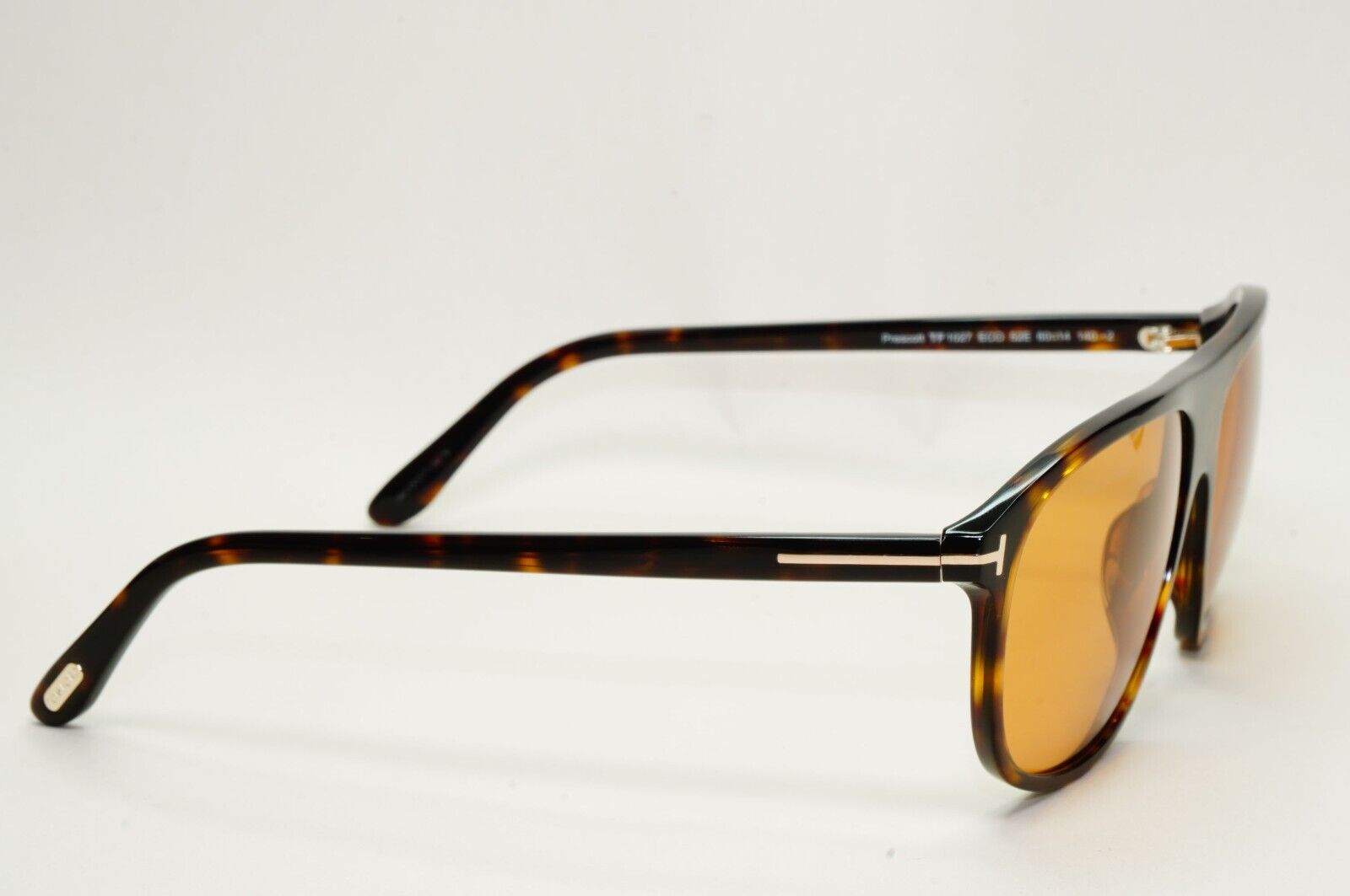 Tom Ford Sunglasses Prescott Brown Tortoiseshell Square FT1027 TF 1027 52E