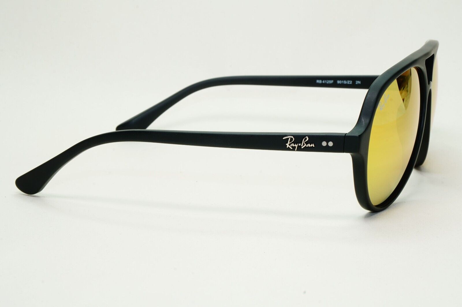 Ray-Ban Sunglasses 2010 Vintage CATS 5000 Rare Black Pink Gold RB 4125-F 901S/Z2