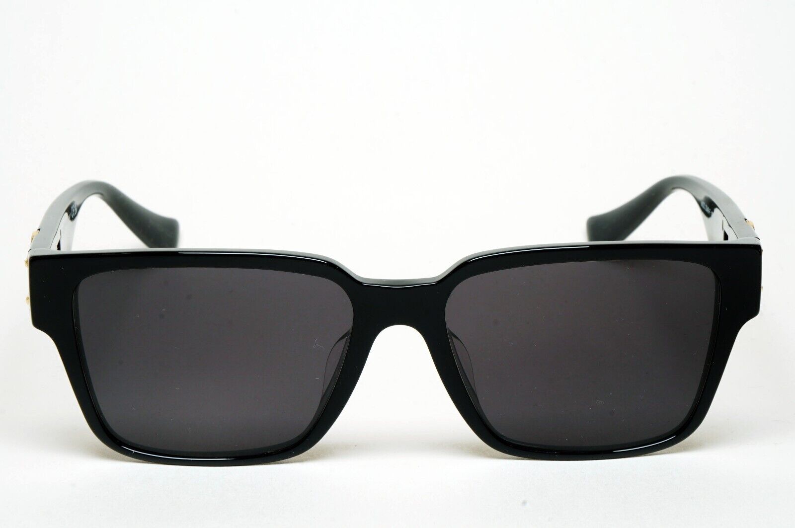 Versace Sunglasses Black Gold Medusa Square MOD VE 3346-F GB1 55mm