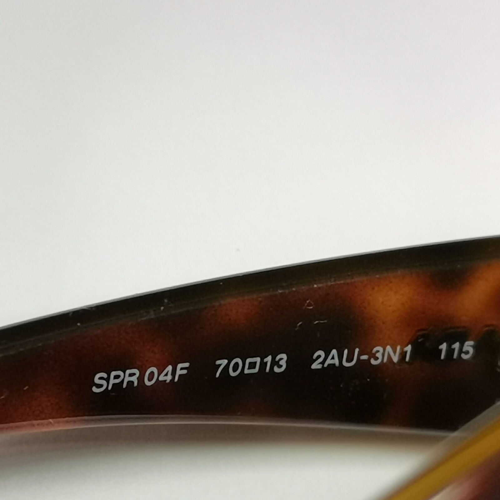 Prada 2005 Vintage Sunglasses Tortoise Brown Wrap PR04FS SPR 04F 2AU-3N1 020822