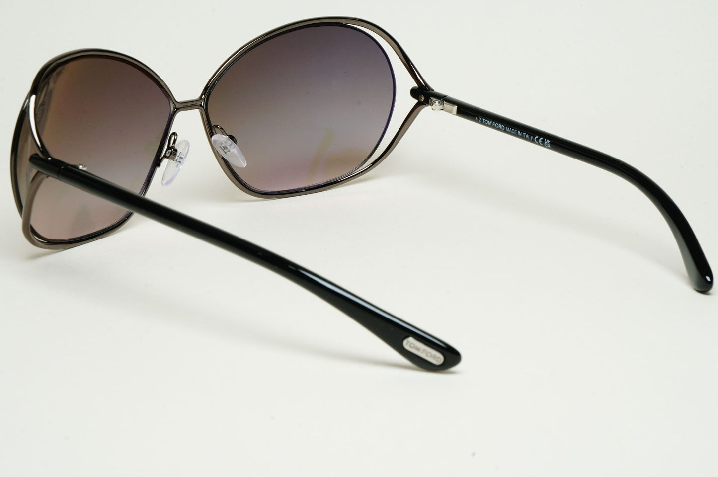 Tom Ford Sunglasses Carla Gunmetal Black Grey Gradient FT0157 TF 157 08B