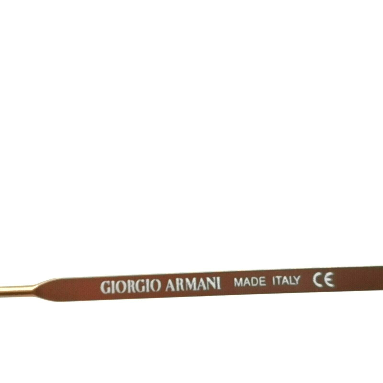 Authentic Giorgio Armani 1997 Vintage Sunglasses Brown Round Men Women 652 980