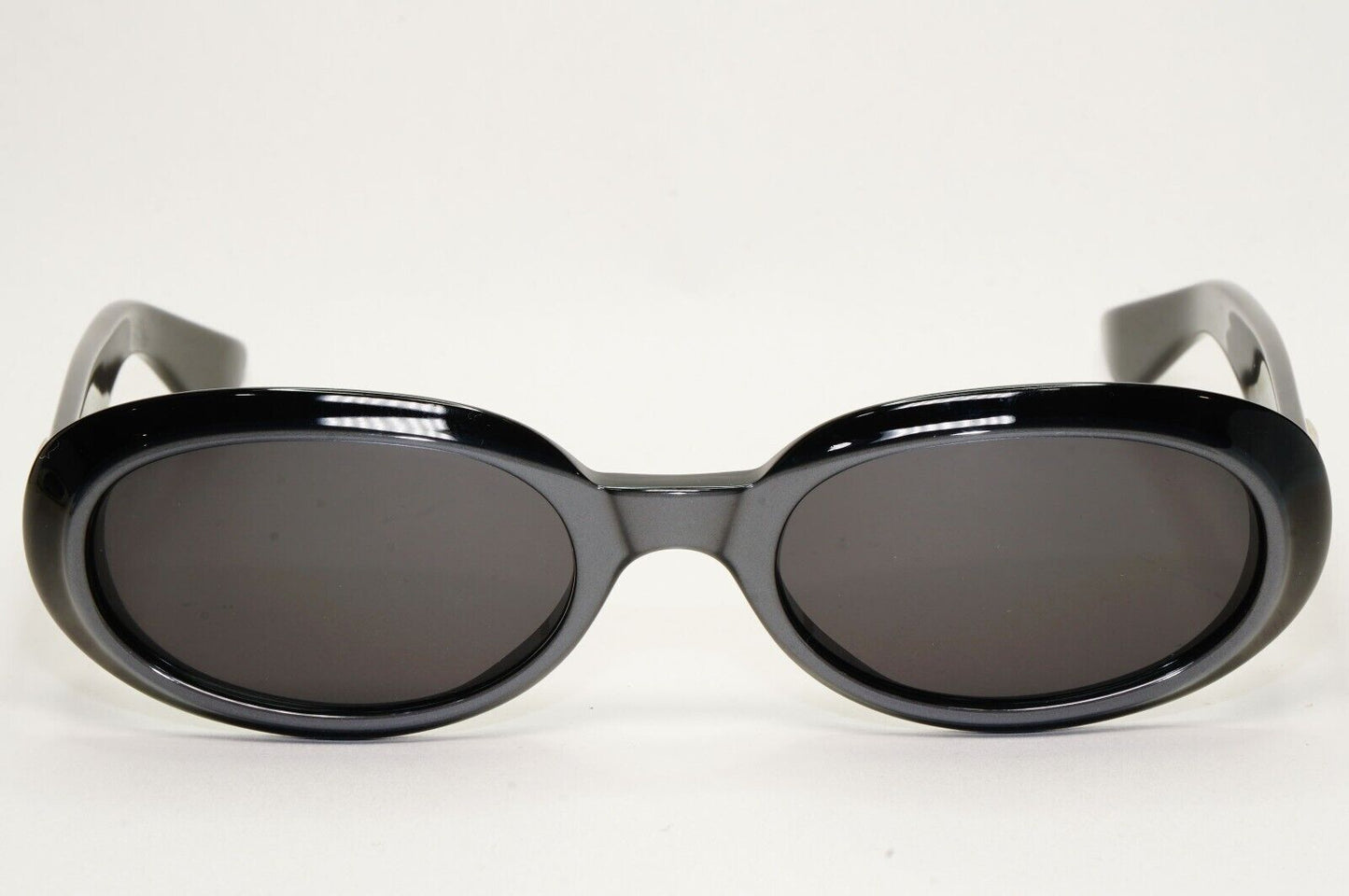 Gucci Sunglasses 1997 Vintage Oval Black Grey GG 2419/N/S 9HH 51mm 120824