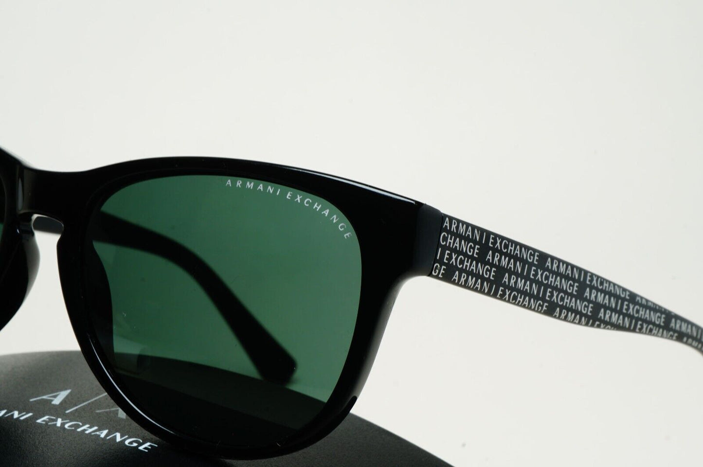 Armani Exchange Sunglasses 2015 Black Green Monogram AX 4015 8004/71 221124